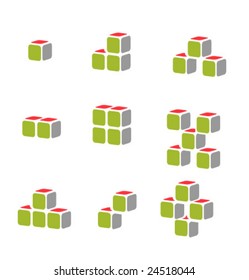 Color vector icon collection