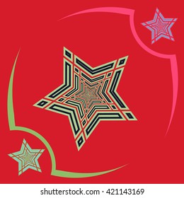 color vector image Stars