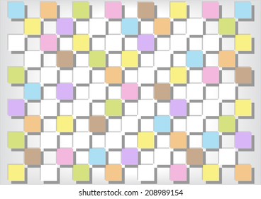 color vector mosaic squares background