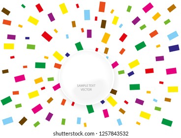 Color vector party background