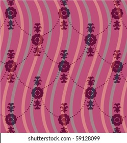 Color vector pattern with flower