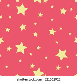 color vector pattern with stars on the background