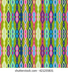 Color vector seamless pattern. Abstract geometric background illustration