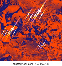Color vector seamless pattern. Water. Stones. Pebbles.