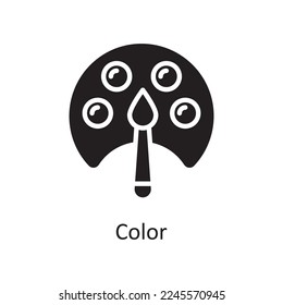 Color Vector Solid Icon Design illustration. Design and Development Symbol on White background EPS 10 File