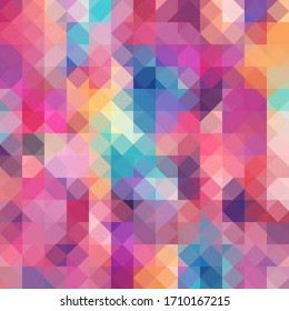 color vector template with rhombus. Beautiful illustration with rectangles and squares. Smart design for your business advert.