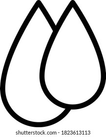 color vector thin line icon 