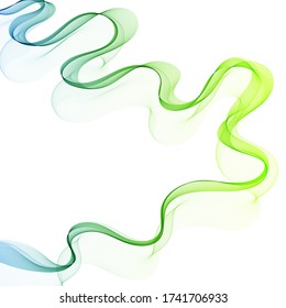 Color vector wave. Abstract background. A modern new idea for the design of brochures, magazines, billboards, products.