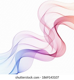 Color vector wave. Abstract background. A modern new idea for the design of brochures, magazines, billboards, products.