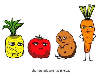 color vegetables group 