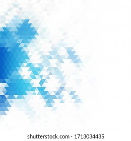 color verticalblurry triangle background design. Geometric background in Origami style with gradient.
