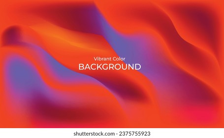 Color Vibrant Dark Wavy Gradient Mesh. orange Vibrant Wavy Gradient Mesh. Vivid Neon Bright Trendy Background. gray yellow Blurred Texture Illustration. wave Color Smooth Surface Backdrop.
