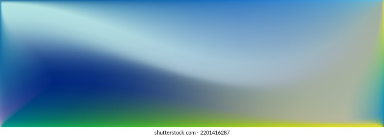 Color Vibrant Wavy Gradient Mesh. Water Dark Rainbow Blurred Texture Illustration. Vivid Colorful Blank Wavy Gradient Mesh. Bright Trendy Background. Multicolor Natural Modern Design Backdrop.