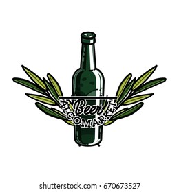 Color vintage alcomarket emblem