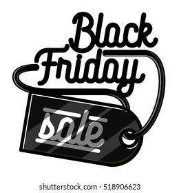 Color vintage black friday sale emblem