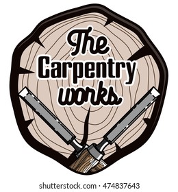 Color vintage Carpenter emblem