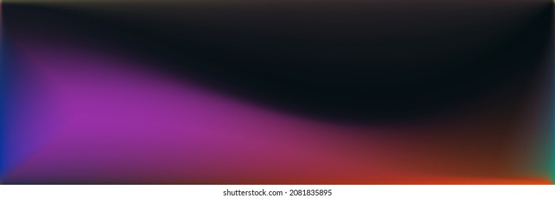 Color Vivid Neon Blurred Texture Illustration. Colorful Rainbow Horizontal Lines Backdrop. Bright Ocean Wavy Gradient Mesh. Natural Multicolor Wavy Gradient Mesh. Vibrant  Dark Office Background.