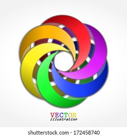 color vortex/ vector element / vector illustration eps 10