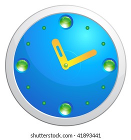 color watch, vector illustration