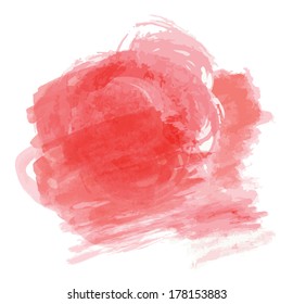 Color water paint, Abstract vector isolated 