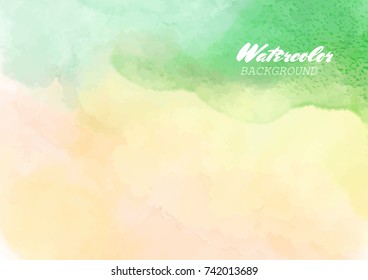 Color watercolor background.