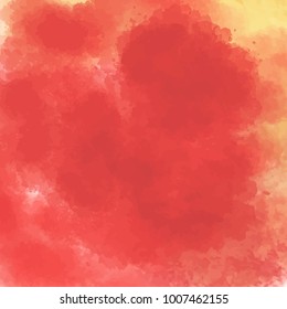 Color watercolor background. Square. Abstract Vector illustration.