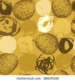 Color watercolor spots paint and stones. Seamless decorative background. Abstract pattern for textile, paper and wrapping.