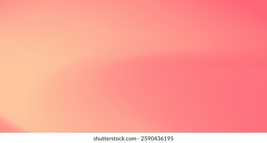 Color Watercolor Warm Orange Fluid Gradient Backdrop. Peach Sunset Sunrise Vibrant Trendy Background. Curve Bright Pastel Yellow Smooth Surface.