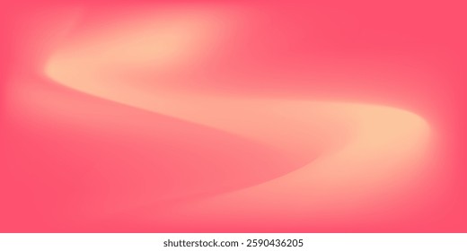 Color Watercolor Warm Orange Fluid Gradient Backdrop. Peach Sunset Sunrise Vibrant Trendy Background. Curve Bright Pastel Yellow Smooth Surface.