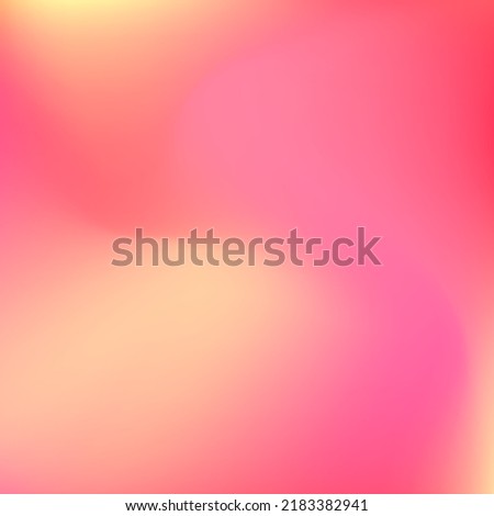 Color Watercolor Warm Orange Fluid Gradient Backdrop. Peach Sunset Sunrise Vibrant Trendy Background. Curve Bright Pastel Yellow Smooth Surface. Red Pink Liquid Neon Flow Swirl Gradient Mesh.