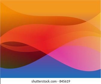 Color Wave Background