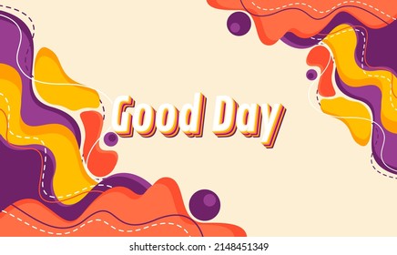 color wave Background Liquid Shape Composition, with text effect. for business corporate, brochure, flyer, wallpaper, banner, presentation