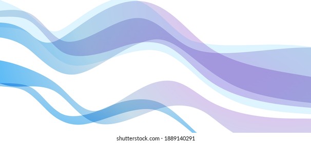 Color wave element for web design. Modern abstract vector background.