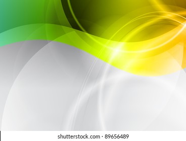 color wave on the abstract background