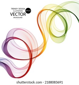 
Color wave. Vector background. Presentation template.