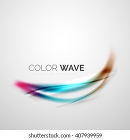 Color wave vector design element