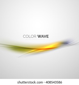 Color wave vector design element