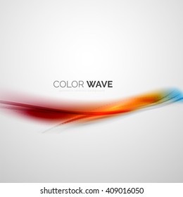 Color wave vector design element