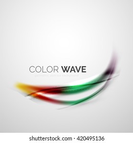 Color wave vector design element