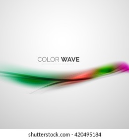 Color wave vector design element