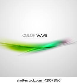 Color wave vector design element
