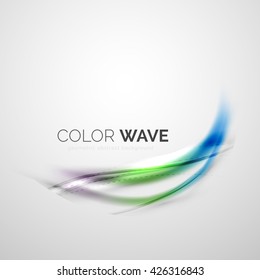 Color wave vector design element
