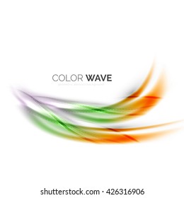 Color wave vector design element