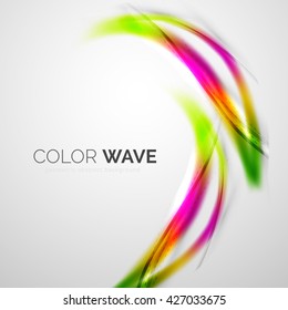 Color wave vector design element