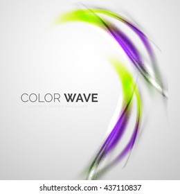 Color wave vector design element