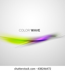 Color wave vector design element