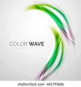 Color wave vector design element