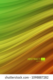 Color waves. Abstract background for brochure or flyer. Modern style.