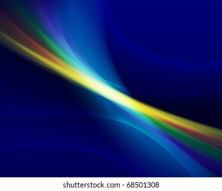 Fondo de color brillante abstracto y ondulado para el diseño