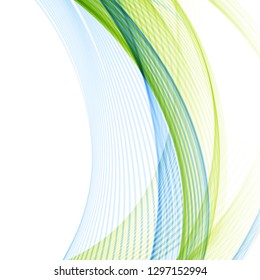 Color wavy background